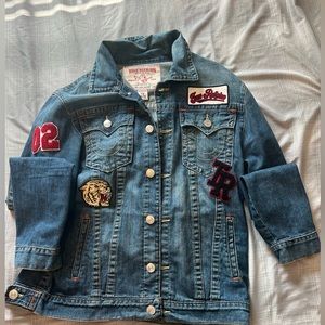 True religion Jean varsity jacket
